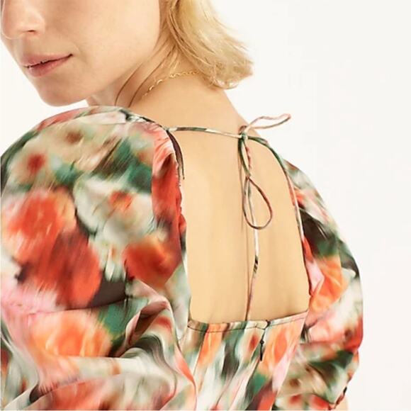 NWT J. Crew Squareneck Top in Liberty
Hazy Days Floral puff sleeve sz 16 - Picture 2 of 9